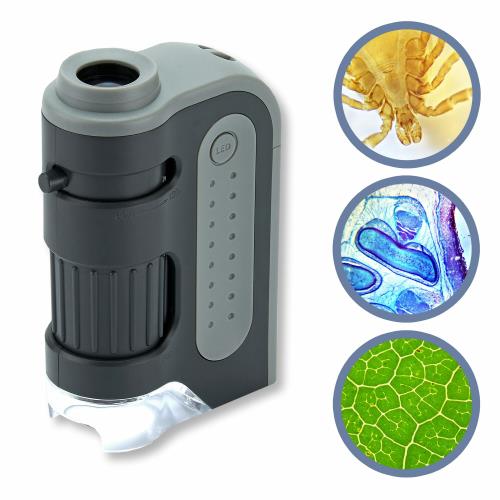 Carson MM-300 MicroBrite vreckový mikroskop 60x-120x, LED svetlo