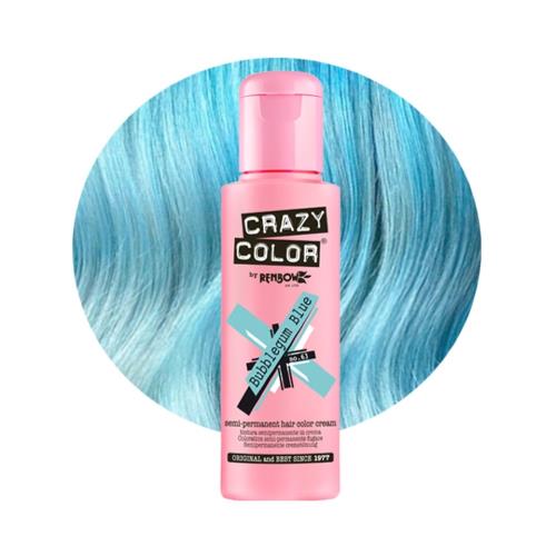 63 Crazy Color farba na vlasy Bubblegum Blue 100ml