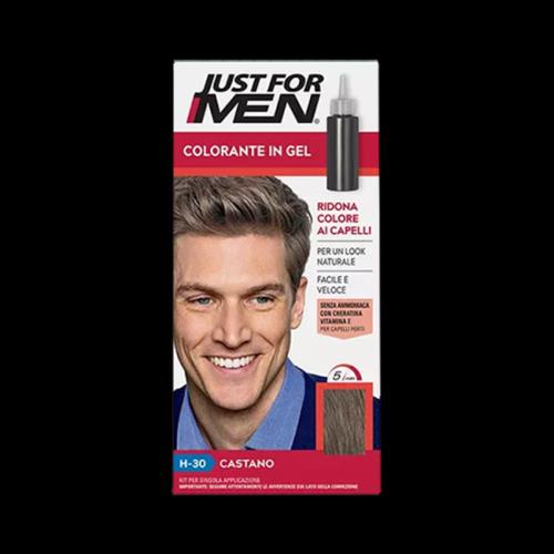 Šampón na zakrytie sivých vlasov farba svetlo stredne hnedá Just for men H30 Light Medium Brown