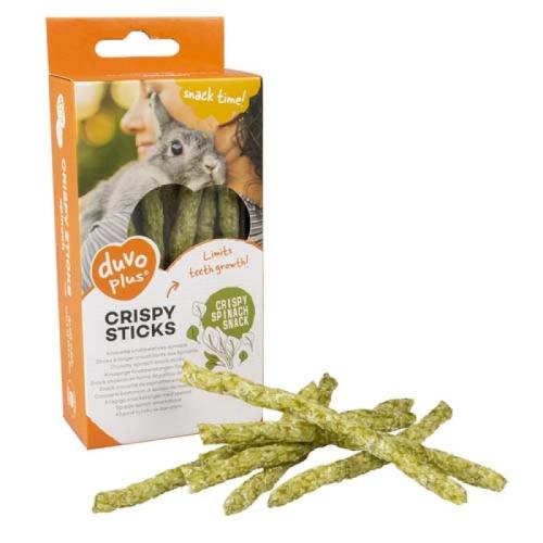 DUVO+ Žuvacie tyčinky so špenátom 50g pre hlodavce