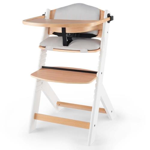 Stolička jedálenská Enock s polstrovaním White wooden, Premium