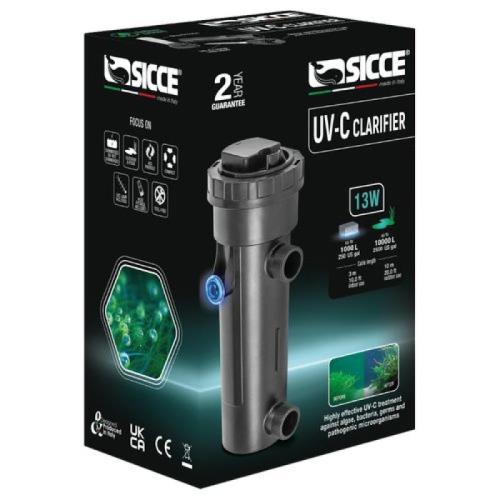 SICCE UV-C Clarifier 13W/10m UV-lampa na ničenie rias, baktérií a parazitov v záhrardnom jazierku