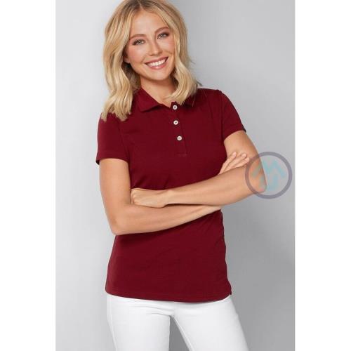 Dámske POLO tričko - bordo 2XL