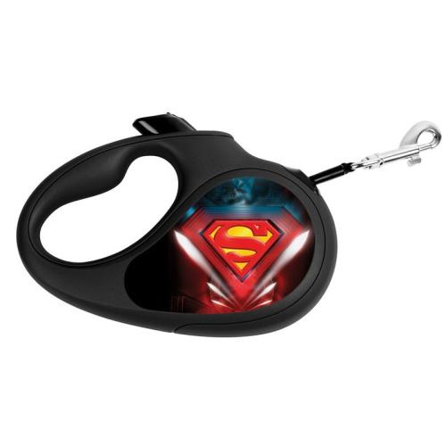 Samonavíjacie vodítko pre psa Superman, Veľkosť: M