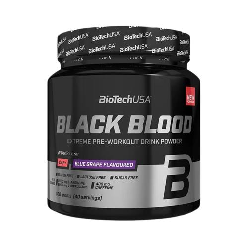 BioTech USA Black Blood CAF+ 300 g hrozno