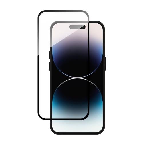 MG Full Cover Flexi Nano ochranné sklo na iPhone 14 Pro, čierne