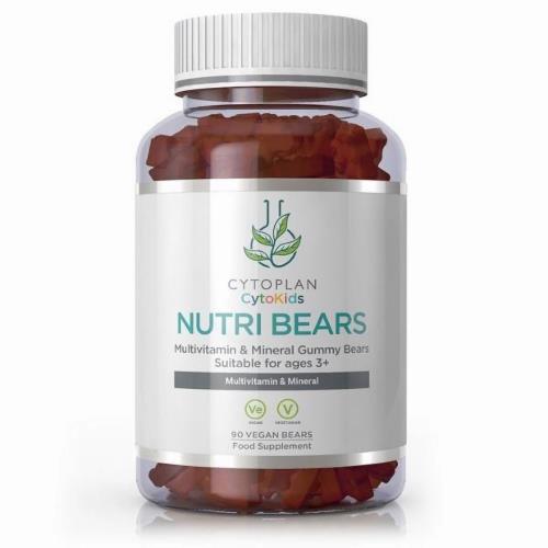 Cytoplan Nutri Bears - gumoví medvedíci, multivitamín pre deti, jahoda 90ks