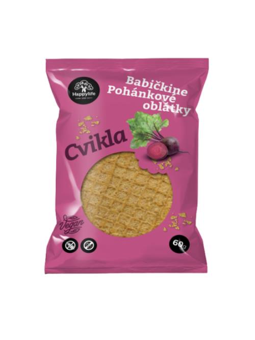 HAPPYLIFE Babičkine pohánkové oblátky cvikla
