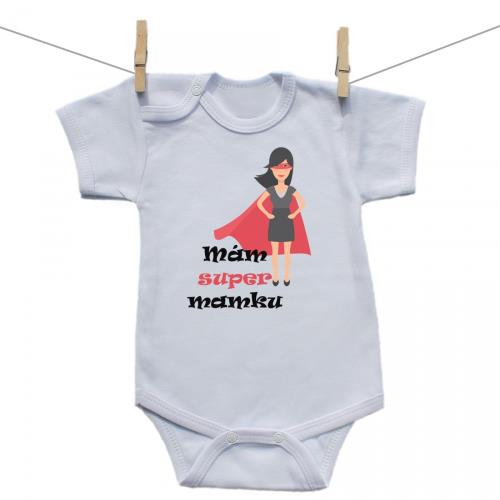 Boodyy Body s krátkym rukávom Mám super mamku 92 (18-24 mesiacov) 422-21007