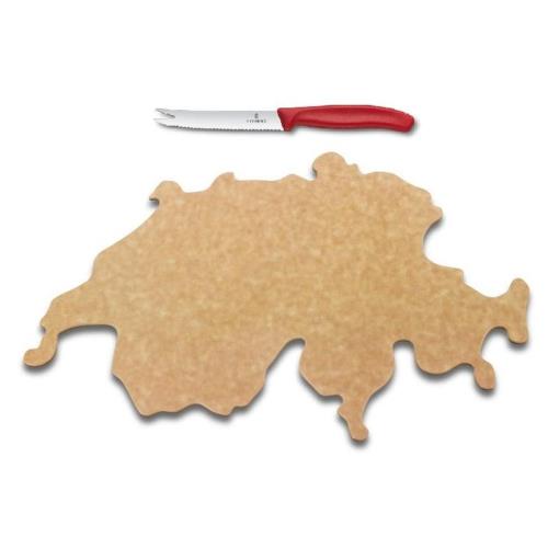 Victorinox 6.7191.CH Swiss Map Kitchen Set 2-dielna súprava (nôž na syr 11 cm + krájacia doska)
