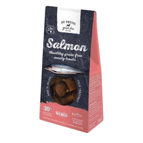 GO NATIVE Essentials Salmon 100g nízkokalorická pochúťka pre psov s 30% obsahom lososa