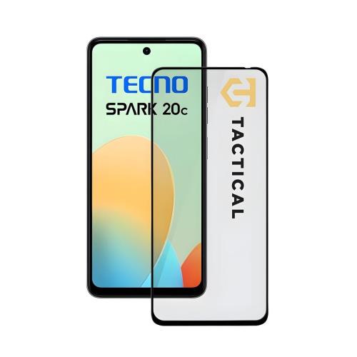 Tactical Glass Shield 5D sklo pre Tecno Spark 20c - Čierna H30836