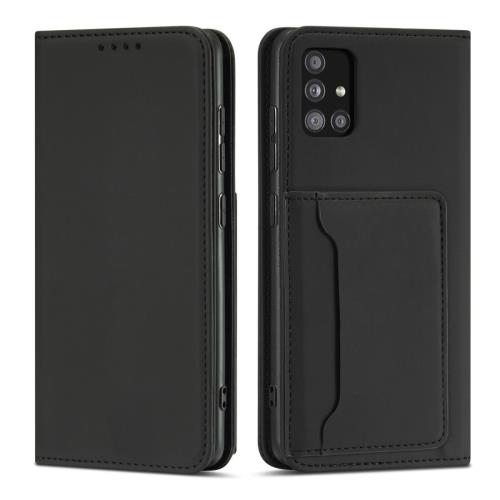 MG Magnet Card knižkové kožené puzdro na Samsung Galaxy A53 5G, čierne