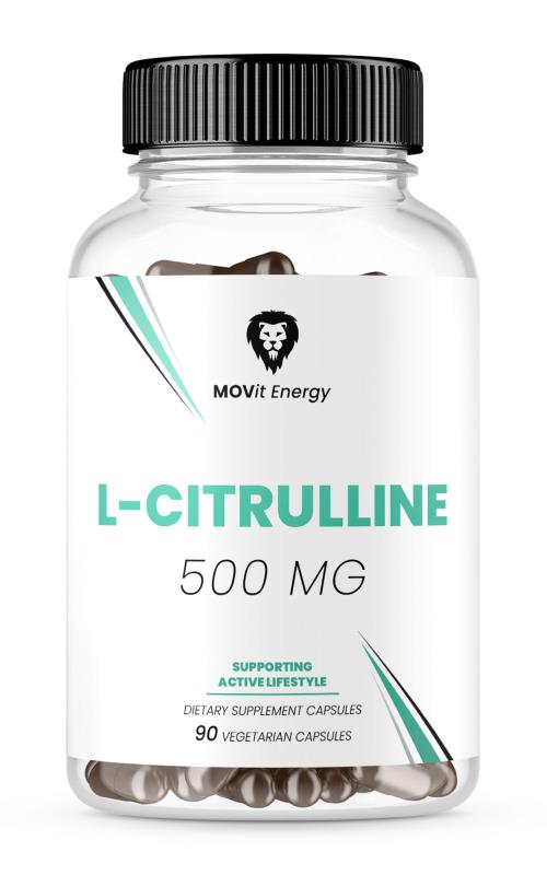 MOVit L-Citrulín 500 mg, 90 vegetariánskych kapsúl