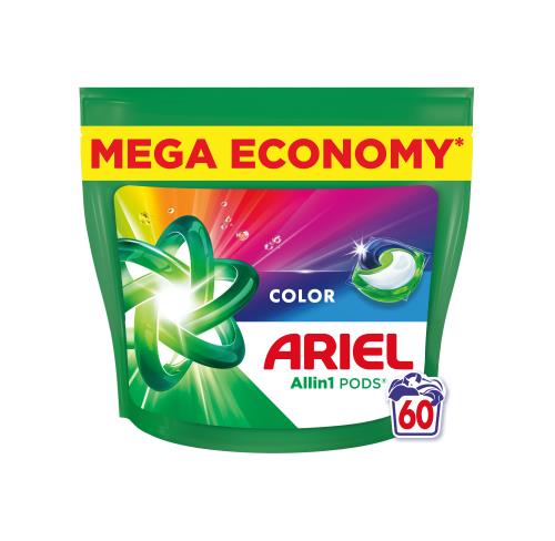 Ariel Color Allin1, kapsuly na pranie, 60 praní