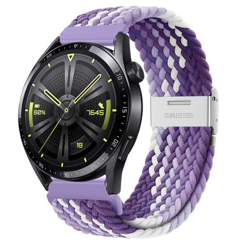 BStrap Elastic Nylon 2 remienok na Samsung Galaxy Watch Active 2 40/44mm, grape