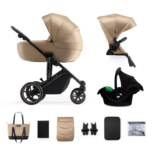 Kočík kombinovaný 3v1 Prime 2 Sandrose Beige, Premium
