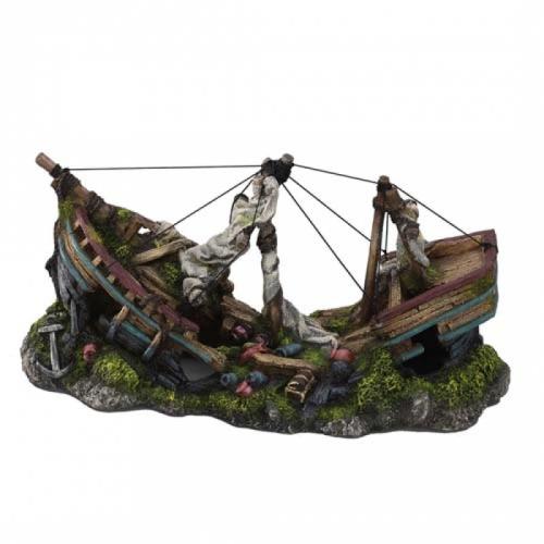 EBI AQUA DELLA Dekorácia do akvária Potopená loď 3 L 37,5x17,5x20cm