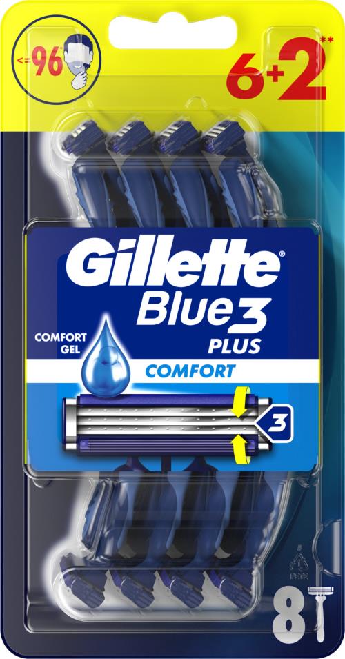 GILLETTE BLUE3 COMFORT 6+2KS