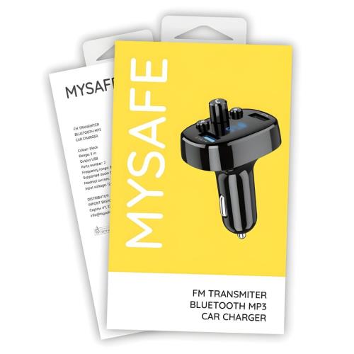 FM Bluetooth Transmitter - Čierna H26680