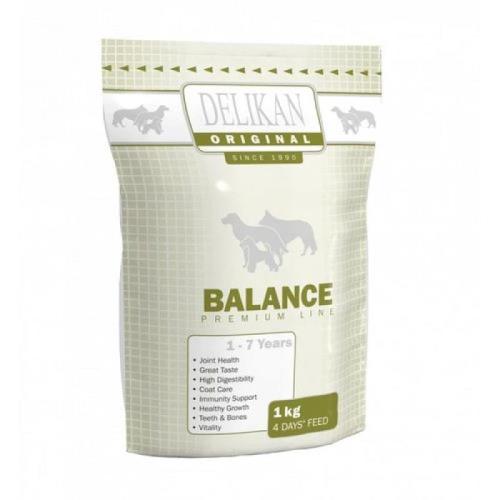 DELIKAN ORIGINAL Balance 23/11 1kg Kompletné prémiové krmivo pre dospelé psy z kuracieho mäsa