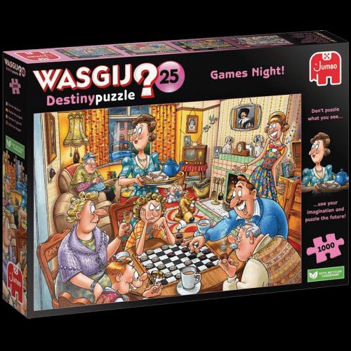 Jumbo Wasgij Puzzle - Games Night!, 1000 dielikov JUM00015