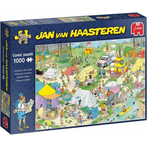 Jumbo Jan van Haasteren Puzzle - Camping in the Forest 1000 dielikov JUM19086