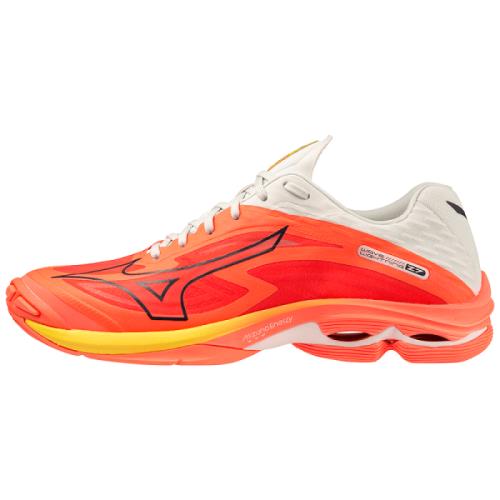 Mizuno Wave Lightning Z7 Pánska volejbalová obuv, biela/oranžová, veľ. 45 102824-45