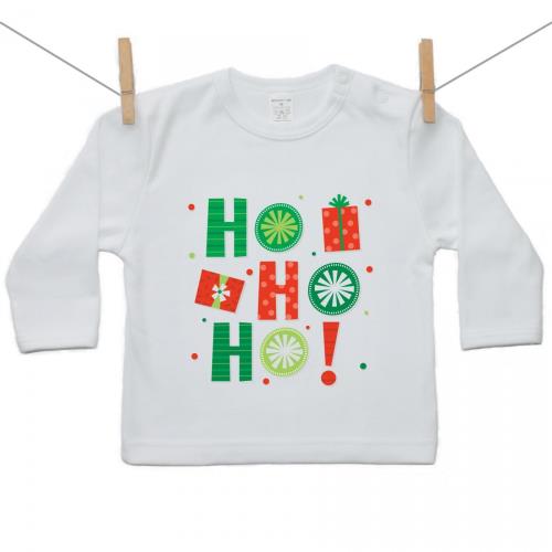 Boodyy Tričko s dlhým rukávom HO HO HO! 110 (4-5 rokov) 5292-89929