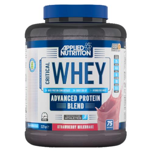 Applied Nutrition Critical Whey 2000 g jahodový mliečny koktail