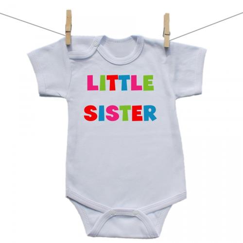 Boodyy Body s krátkym rukávom Little sister 56 (0-2 mesiace)