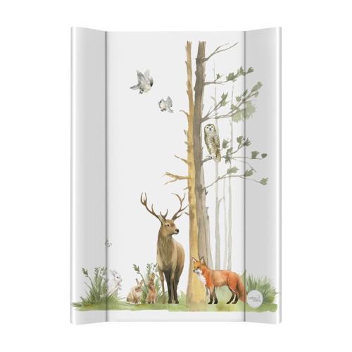Podložka prebaľovacia 2-hranná s pevnou doskou (50x70) Basic Woodland