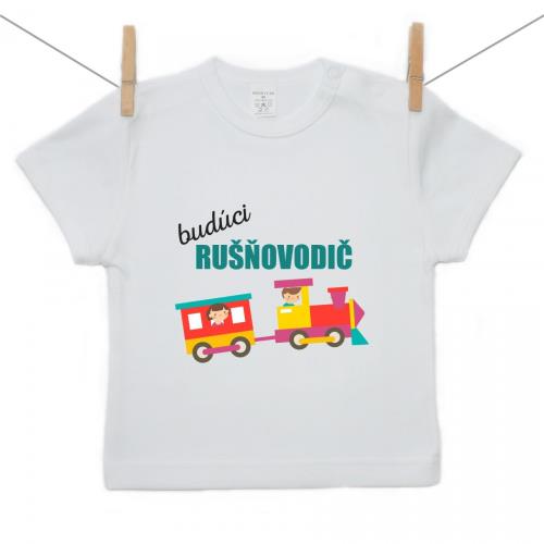 Boodyy Tričko s krátkym rukávom Budúci rušňovodič 116 (5-6 rokov)