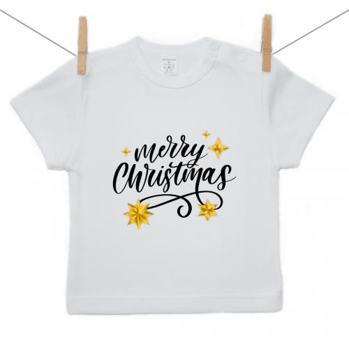 Boodyy Tričko s krátkym rukávom Merry Christmas 128 (7-8 rokov)