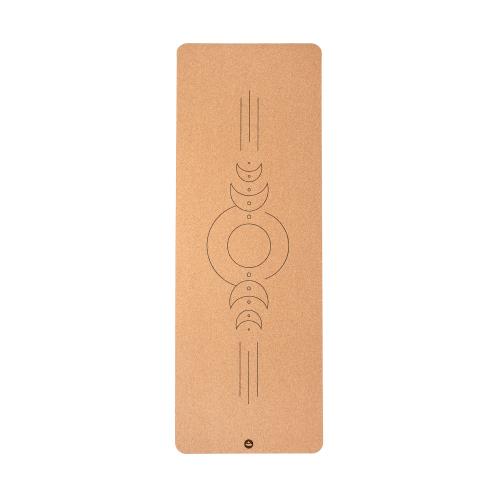 Bodhi PHOENIX Yoga Cork mat LUNA joga korková podložka 185 x 66 cm x 4 mm