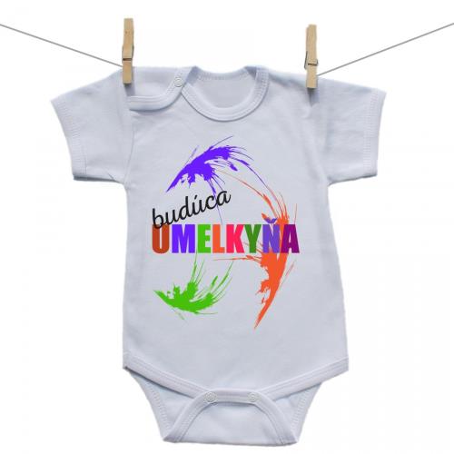 Boodyy Body s krátkym rukávom Budúca umelkyňa 74 (6-9 mesiacov) 2409-45480