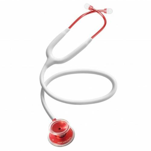 MDF 747XP DELUXE DUAL HEAD Stetoskop pre internú medicínu, red white TOW009252