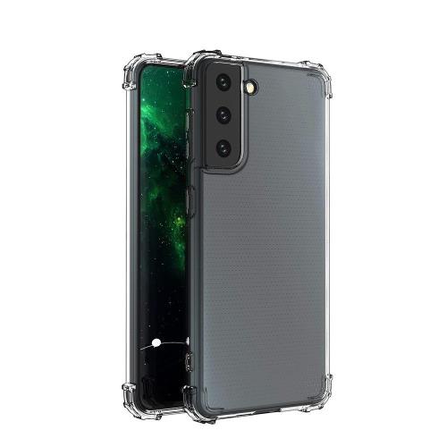 MG Anti Shock Military silikónový kryt na Samsung Galaxy S21 Plus 5G, priesvitný