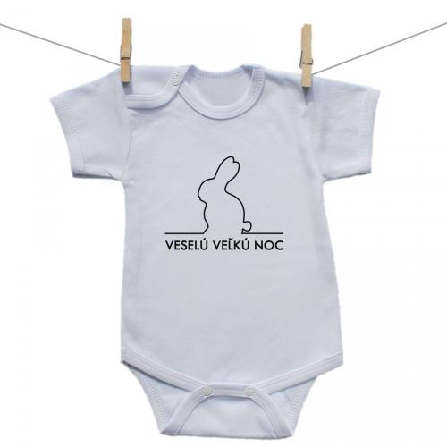 Boodyy Body s krátkym rukávom Veselú Veľkú noc 3 92 (18-24 mesiacov)