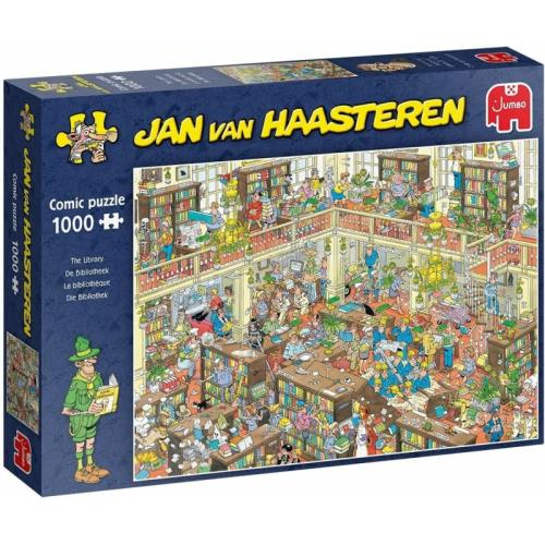 Jumbo Jan Van Haasteren Puzzle - The Library 1000 dielikov JUM19092