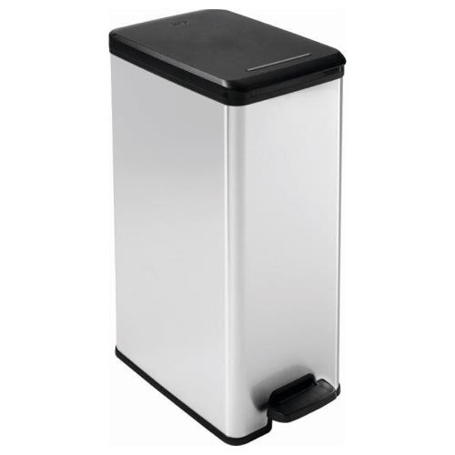 Odpadkový kôš Curver Slim Bin 40 l strieborný