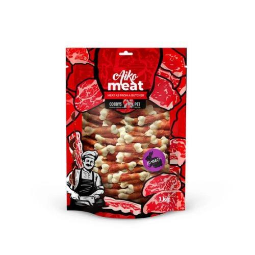COBBYS PET AIKO Meat králičie mäso na kalciovej kosti 1kg