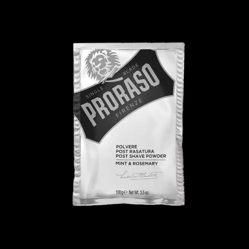 Prášok po holení s rozmarínom a mätou Proraso Post-Shave powder 100g