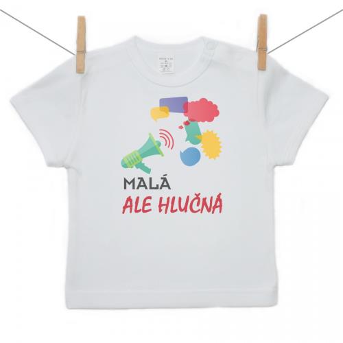 Boodyy Tričko s krátkym rukávom Malá ale hlučná 86 (12-18 mesiacov) 762-25123