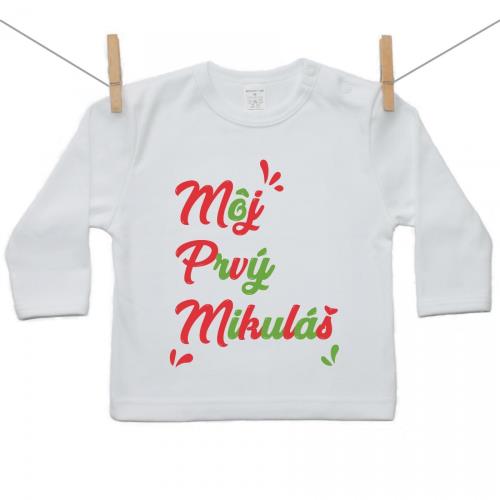 Boodyy Tričko s dlhým rukávom Môj prvý Mikuláš 140 (9-10 rokov) 3097-85918