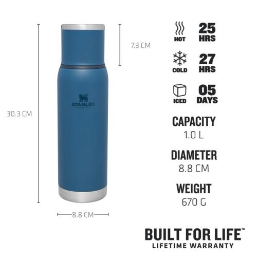 10-10819-009 STANLEY The Adventure To-Go Bottle 1.0L / 1.1 QT Abyss