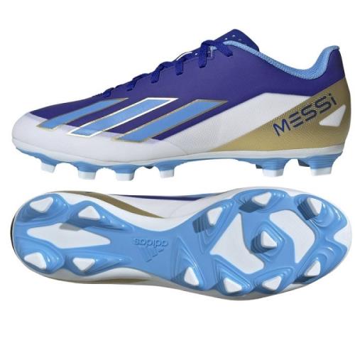 Adidas X CRAZYFAST Club Messi FxG Pánske futbalové kopačky, biela/modrá, veľ. 44 109566-44