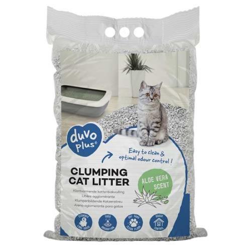 DUVO+ Hrudkujúca podstielka pre mačky s vôňou aloe vera 12kg