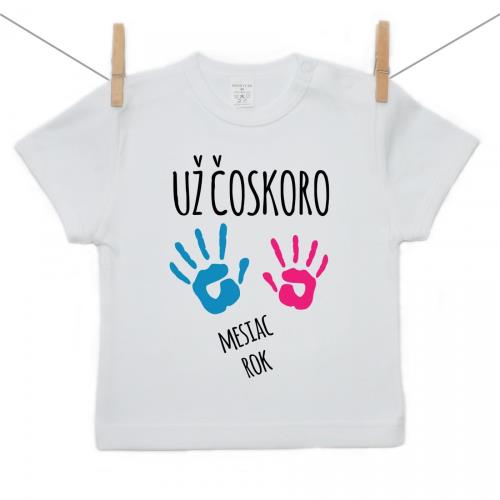 Boodyy Tričko s krátkym rukávom Už čoskoro 122 (6-7 rokov) 5134-88562