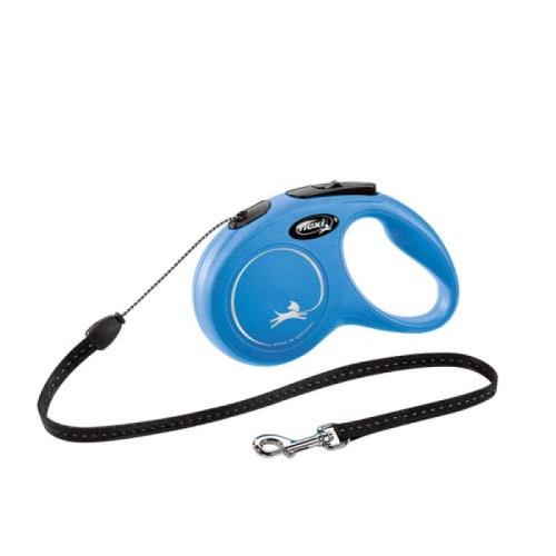flexi New Classic lanko S 5m do 12kg modré